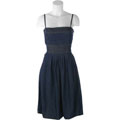A-List Spaghetti Strap Pleated Denim Dress