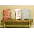 Coral Embroidered Pillow