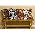 Animal Print Faux-sealskin Throw Pillows (Set of 2)