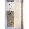 Hand-tufted Sage Blocks Wool Rug (5' x 8')