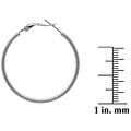 Sterling Silver Clip Hoop Earrings