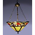 Tiffany-style Ambrosia Reverse Hanging Lamp