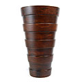 Tall Contemporary Multi-tier Design Wooden Vase