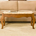 Sherwood Mahogany Rush Bench