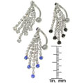Reverse Top Fireworks 14-gauge Crystal Belly Ring