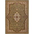 Machine-made Traditional Amber Rug (8' x 11')