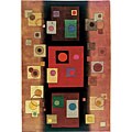 Hand-tufted Guggenheim Rug (3'9 x 5'9)
