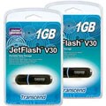 Transcend 1GB JetFlash V30 Flash Drive (Pack of 2)