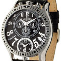 Haurex Italy Men's Black Dial Raptor Watch