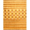 Hand-knotted Blue Vista Wool Rug (6' x 9')