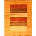 Hand-knotted Red Vista Wool Rug (8' x 10')