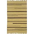 Bali Jute and Leather Rug (8' x 10')