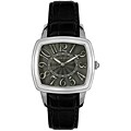 Giordano Men's Black Leather Watch