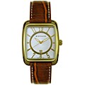 Giordano Men's Goldtone Leather Watch