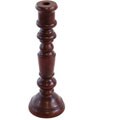 Classic Antique-style Carved Wood Candleholder