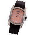 J&S 'Charleston' Men's Quartz Rubber Strap Watch