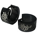 Stainless Steel Huggie Earrings with Tribal Dragon