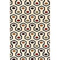 Ivory Maze Area Rug (3' x 5')