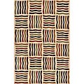Ivory Box Area Rug (3' x 5')