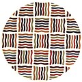 Ivory Box Area Rug (8' Round)