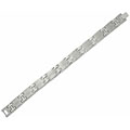 Stainless Steel Wide Link Bracelet