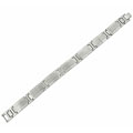 Stainless Steel Rectangular Link Bracelet