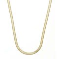 14k Yellow Gold Overlay 24-in Herringbone Necklace