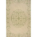 Machine-made Green Soleil Rug (5'11 x 9')