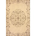 Machine-made Brown Soleil Rug (4'11 x 7'6)