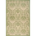Machine-made Green Soleil Rug (4'11 x 7'6)