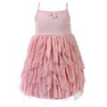 AnnLoren Girl's Boutique Pink Tier Party Dress