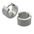 Stainless Steel Huggie Earrings