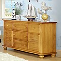 Solid Wood Chestnut Double Dresser