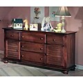 Solid Wood Cinnamon Double Dresser