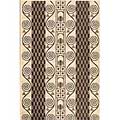 Machine-made Soleil Black Rug (6'6 x 9'2)