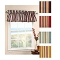 Taffeta Stripe Window Curtain Valance