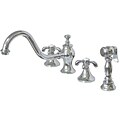 French Country Kitchen Chrome Faucet