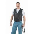 Men's Leather Motocycle Vest