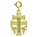 14k Yellow Gold Cara Vaca Charm