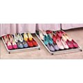 DeNovo Rolling Under-bed Shoe Rack