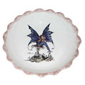 Amy Brown Fairy Hand-painted Large Serving Bowl