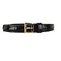 Prada Patent Leather Women's Skinny Black Belt
