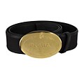 Prada Women's Black Jacquard Canvas Belt