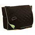 JP Lizzy Spearmint Dots Messenger Diaper Bag