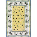 Hand-hooked Olives Soleil Wool Rug (5'3 x 8'3)