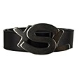 Yves Saint Laurent Black Leather Belt