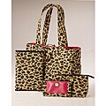 JP Lizzy Leopard in Pink Diaper Tote Set