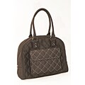 JP Lizzy Cate Espresso in Pink Diaper Tote