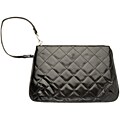 JP Lizzy Patent Noir Chamelia Diaper Clutch