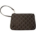 JP Lizzy Espresso in Blue Chamelia Diaper Clutch